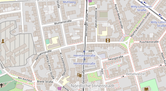 FitnessStudio auf Satellitenbild