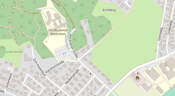 FitnessStudio auf Satellitenbild