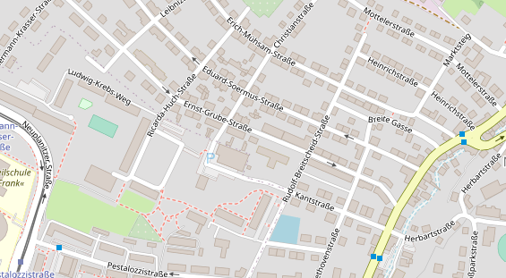 FitnessStudio auf Satellitenbild