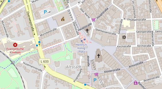 FitnessStudio auf Satellitenbild