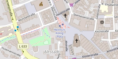 FitnessStudio auf Satellitenbild