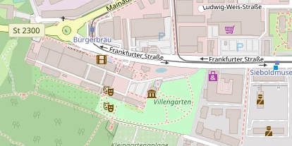 FitnessStudio auf Satellitenbild
