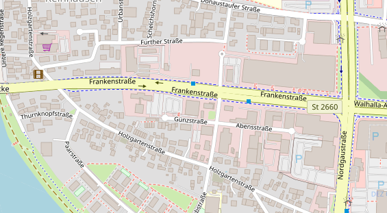 FitnessStudio auf Satellitenbild