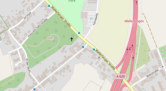 FitnessStudio auf Satellitenbild