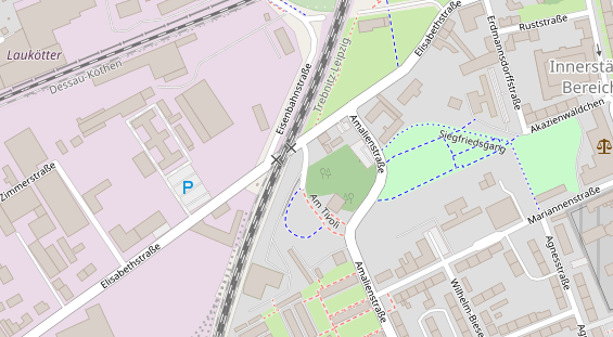 FitnessStudio auf Satellitenbild