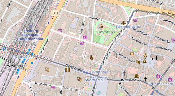 Trainings-Location auf Karte