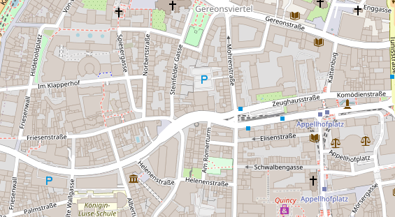 FitnessStudio auf Satellitenbild