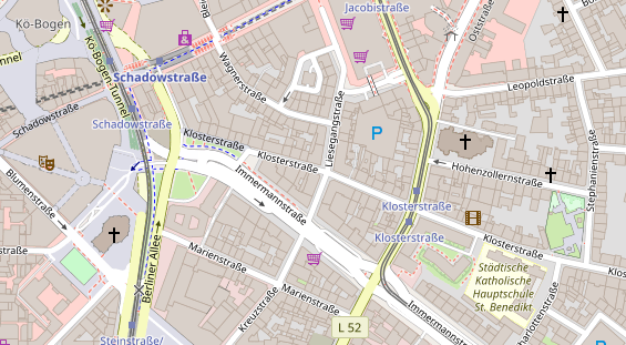 FitnessStudio auf Satellitenbild