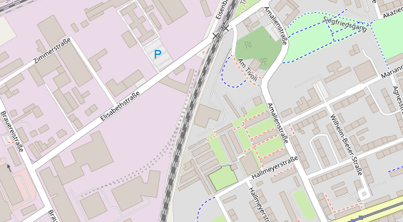 FitnessStudio auf Satellitenbild