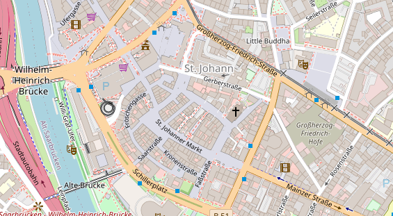 FitnessStudio auf Satellitenbild