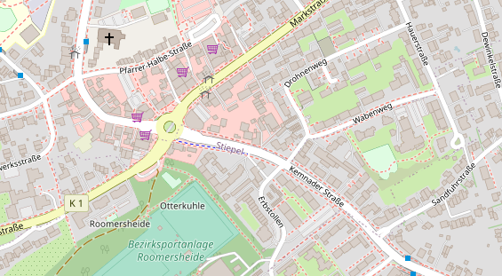 FitnessStudio auf Satellitenbild