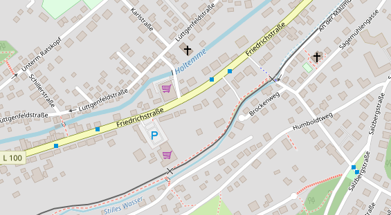 FitnessStudio auf Satellitenbild