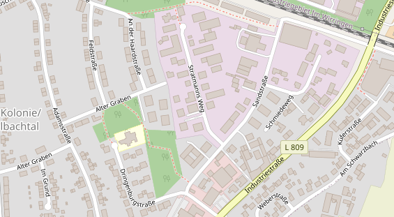 FitnessStudio auf Satellitenbild