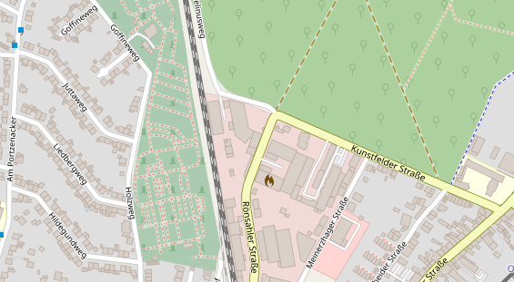 FitnessStudio auf Satellitenbild