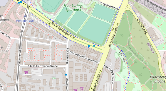 FitnessStudio auf Satellitenbild