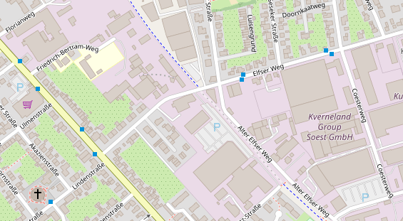 FitnessStudio auf Satellitenbild