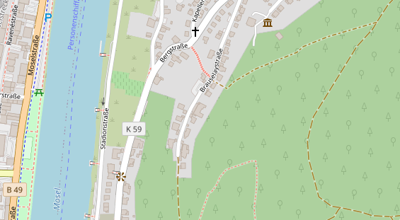 FitnessStudio auf Satellitenbild