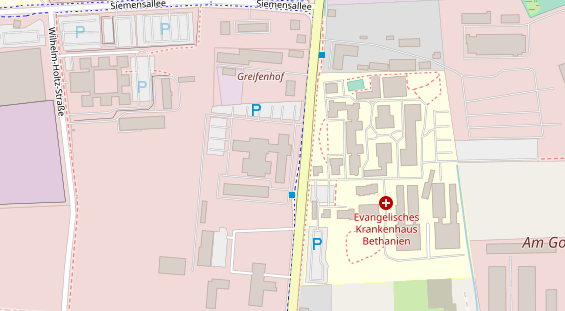 FitnessStudio auf Satellitenbild