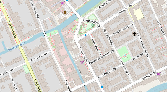 FitnessStudio auf Satellitenbild