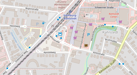 FitnessStudio auf Satellitenbild