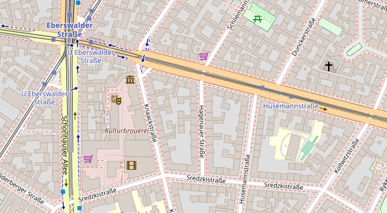 FitnessStudio auf Satellitenbild