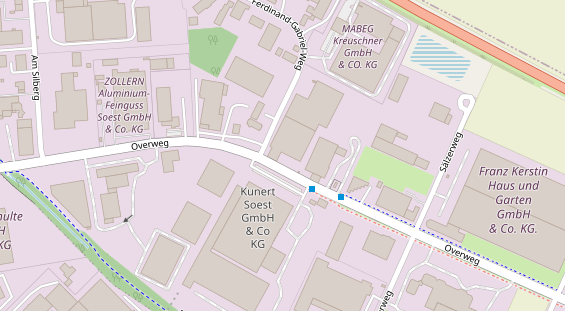 FitnessStudio auf Satellitenbild