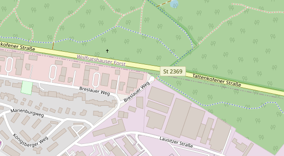 FitnessStudio auf Satellitenbild