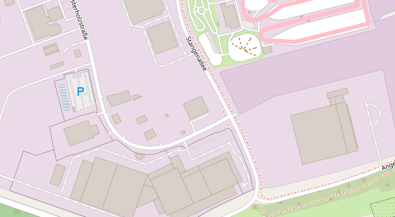 FitnessStudio auf Satellitenbild