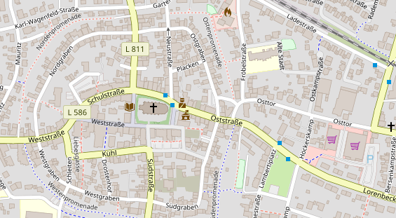 FitnessStudio auf Satellitenbild