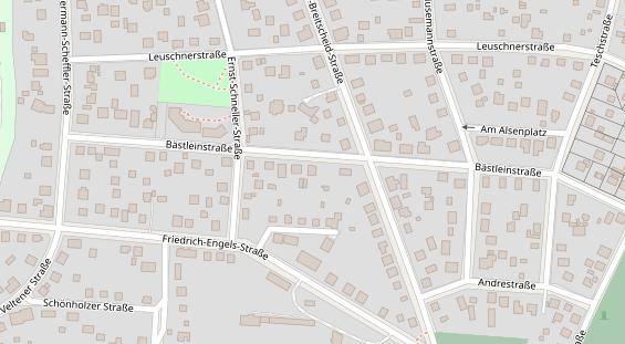 FitnessStudio auf Satellitenbild