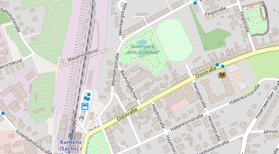 FitnessStudio auf Satellitenbild