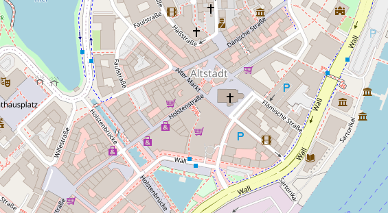 FitnessStudio auf Satellitenbild