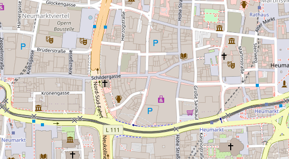 FitnessStudio auf Satellitenbild