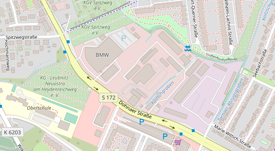 FitnessStudio auf Satellitenbild