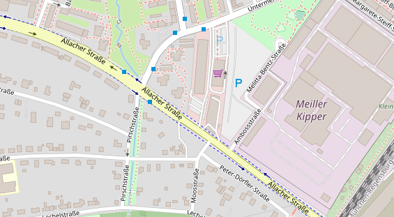 FitnessStudio auf Satellitenbild