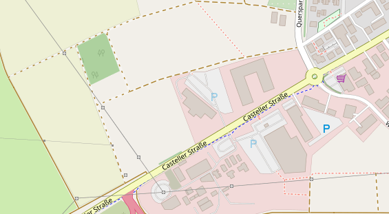 FitnessStudio auf Satellitenbild