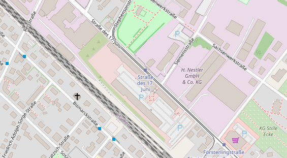 FitnessStudio auf Satellitenbild