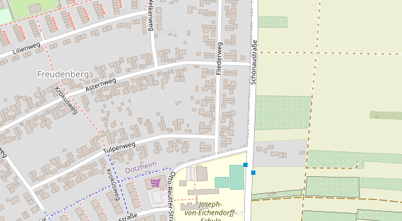 FitnessStudio auf Satellitenbild