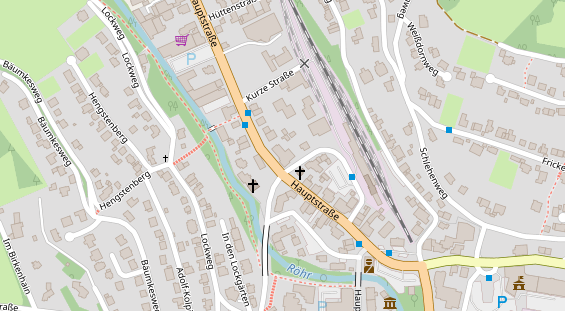 FitnessStudio auf Satellitenbild