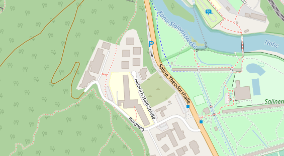 FitnessStudio auf Satellitenbild