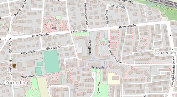 FitnessStudio auf Satellitenbild