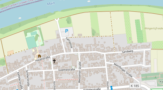 FitnessStudio auf Satellitenbild