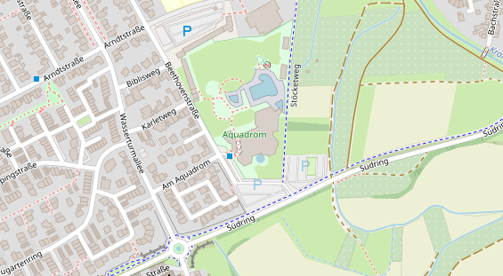 FitnessStudio auf Satellitenbild