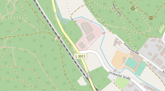 FitnessStudio auf Satellitenbild