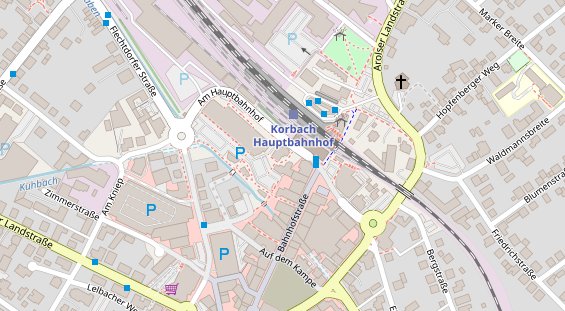 FitnessStudio auf Satellitenbild