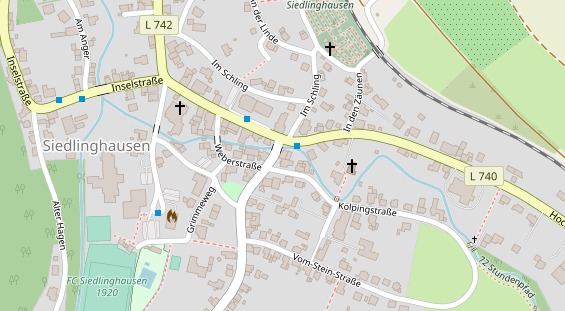 FitnessStudio auf Satellitenbild