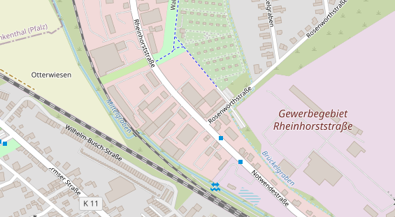 FitnessStudio auf Satellitenbild