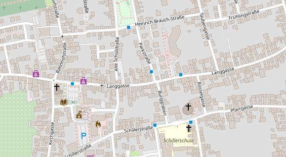 FitnessStudio auf Satellitenbild