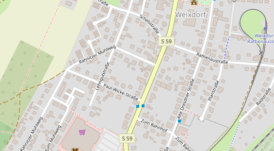 FitnessStudio auf Satellitenbild