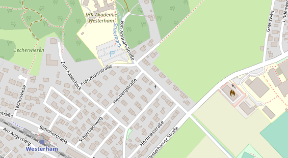 FitnessStudio auf Satellitenbild